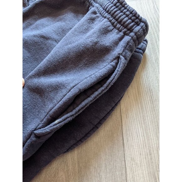 Champion Eco Authentic Mens Navy Blue Sweatpants L Elastic Waistband Pockets - Picture 3 of 8
